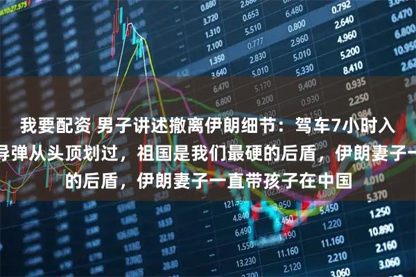 我要配资 男子讲述撤离伊朗细节：驾车7小时入境阿塞拜疆，有导弹从头顶划过，祖国是我们最硬的后盾，伊朗妻子一直带孩子在中国